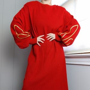 Rio Fashions Inc vintage 1980s sweater dress